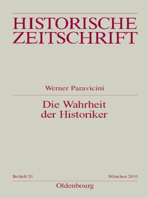 cover image of Die Wahrheit der Historiker